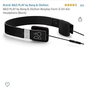 Bang & olufsen form 2i headphones